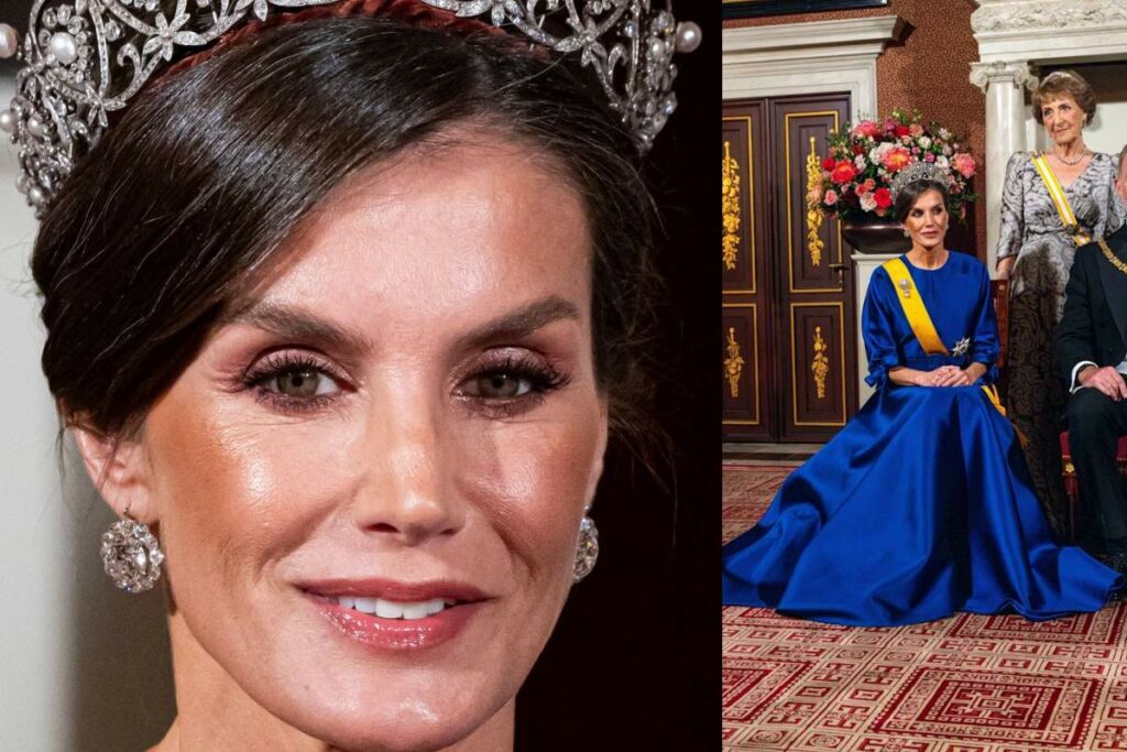 Here's why Queen Letizia greeted royal guests at Dutch state banquet sitting down