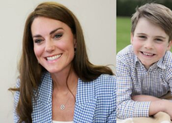 Kate Middleton shares a sweet photo of Prince Louis and fans revive a Photoshop scandal