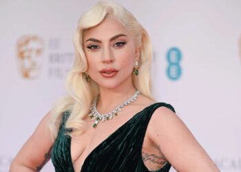 Lady Gaga get involved in engagement rumors after being spotted with a huge diamond
