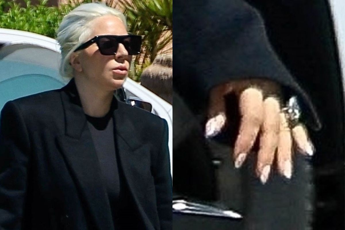 Lady Gaga get involved in engagement rumors after being spotted with a huge diamond