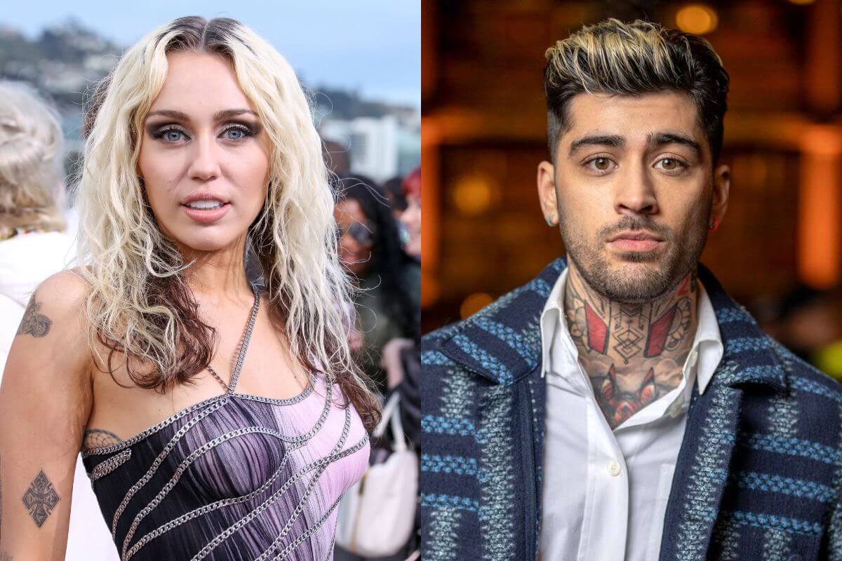 Miley Cyrus receives praise and a collaborative proposal from Zayn Malik