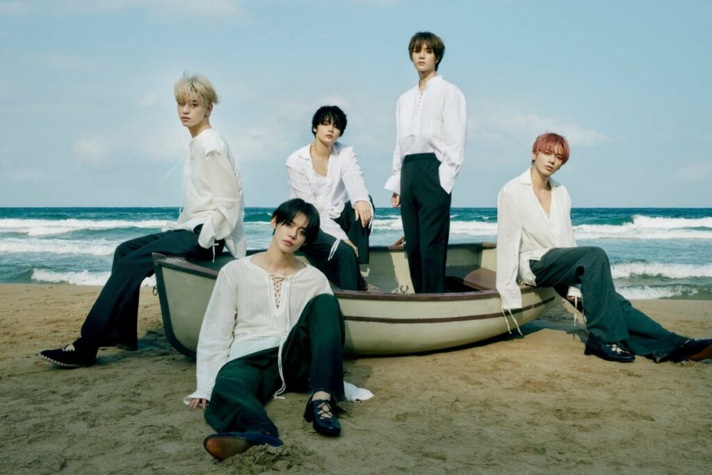 TXT earn the first place on Music Bank with Deja Vu