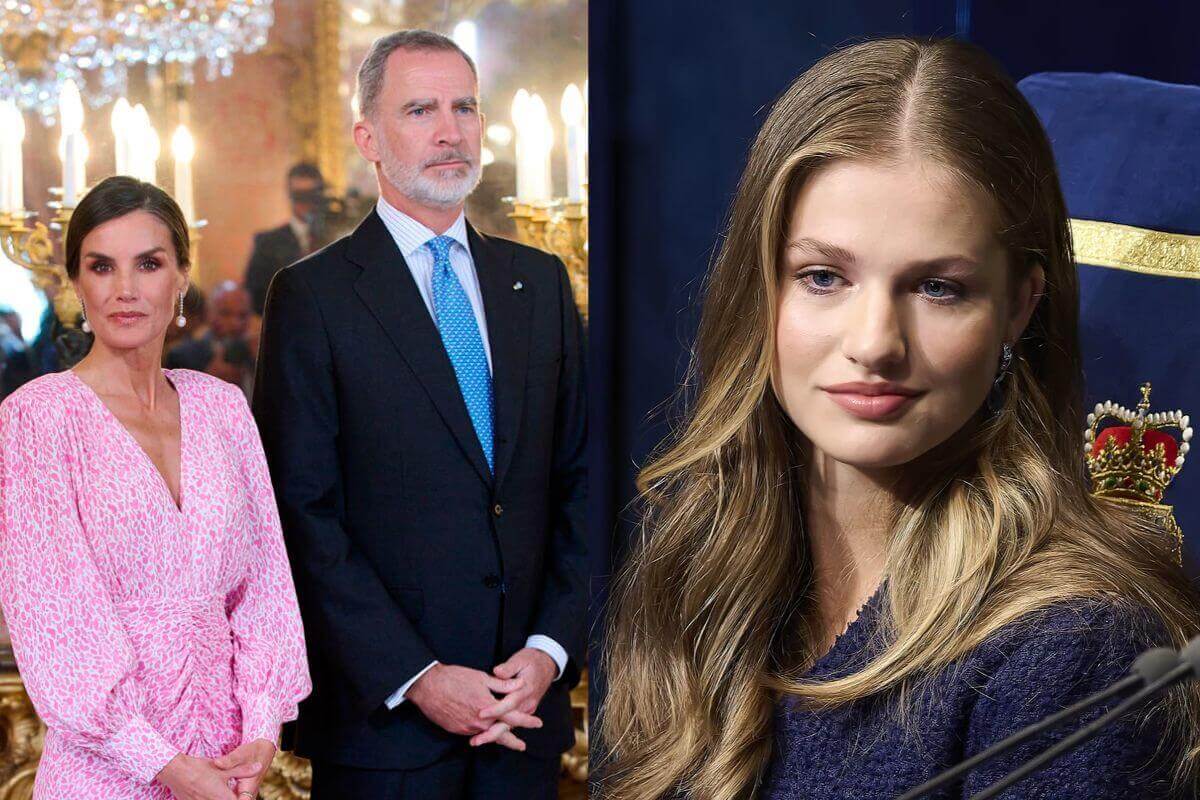 The charming visit of Queen Letizia and King Felipe VI to Princess Leonor at the military academy