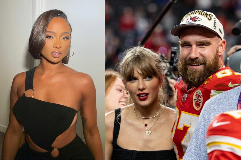 Travis Kelce's ex-girlfriend called out Taylor Swift fans before the release of 'The Tortured Poets Department'