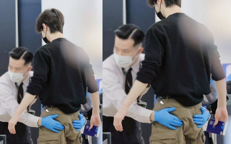 A security guard manhandles ENHYPEN’s Sunghoon A security guard manhandles ENHYPEN’s Sunghoon