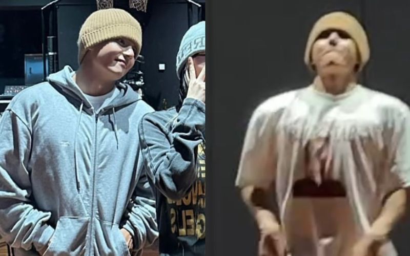 BTS’ V shows his major bulk-up during his enlistment in the military