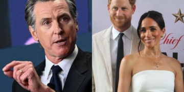 Gavin Newsom, governor of California, defends Prince Harry and Meghan Markle amid a new controversy