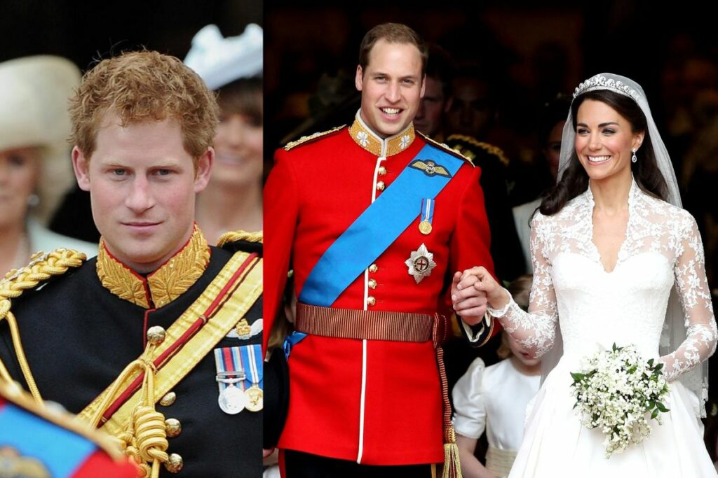 Here’s what Prince Harry said to Prince William when he saw Kate Middleton walking down the aisle