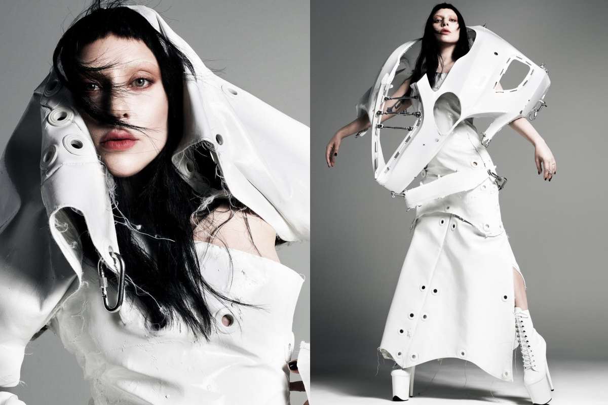 Lady Gaga dazzles during her concert movie premiere in the United States and teases new music