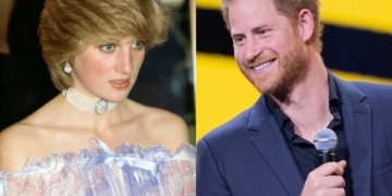 Prince Harry gets emotional after receiving a gift honoring Princess Diana
