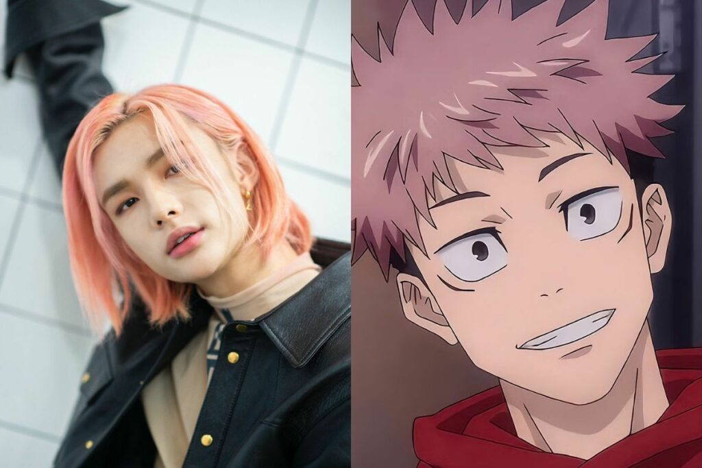 Stray Kids' Hyunjin and his resemblance to Yuji Itadori from Jujutsu Kaisen at the Met Gala 2024 in the United States