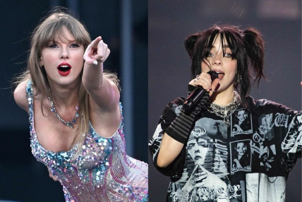 Taylor Swift is called out for allegedly trying to overshadow Billie Elish among other peers