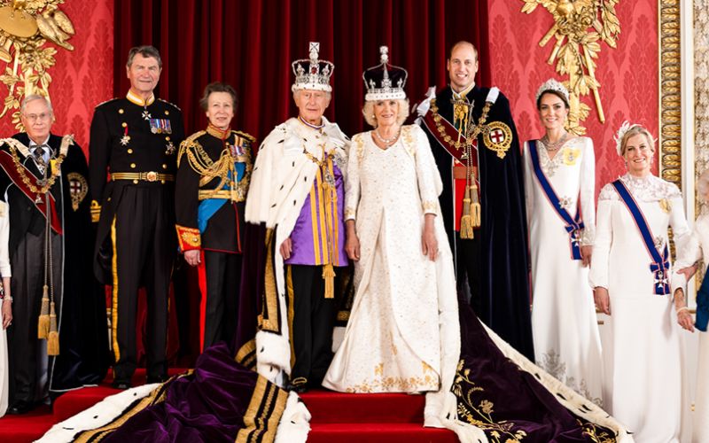 Who are next in the line of succession after King Charles III in the United Kingdom?