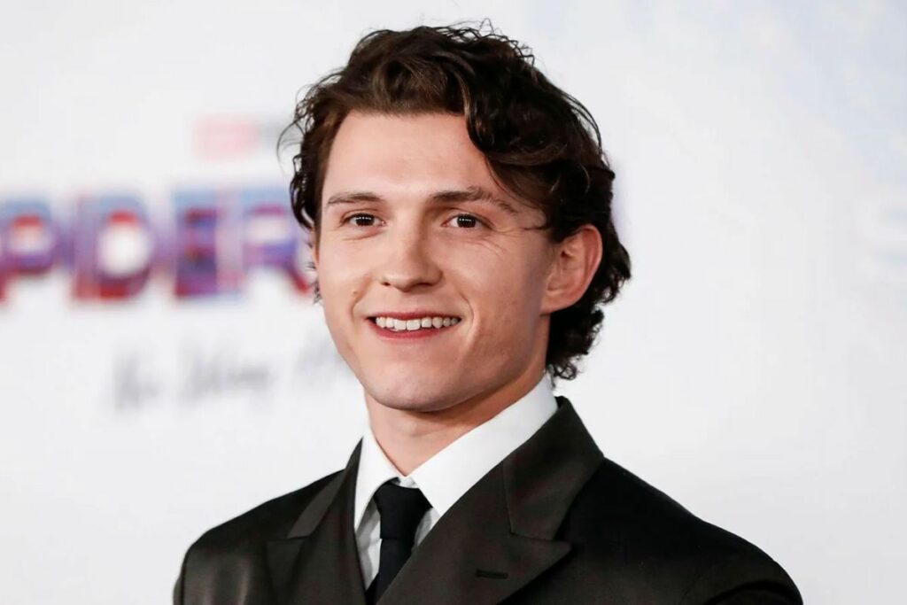 Tom Holland was hit in the head with a golf ball