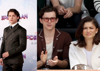Tom Holland was spotted looking moody while walking with Zendaya