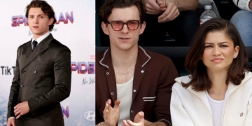 Tom Holland was spotted looking moody while walking with Zendaya