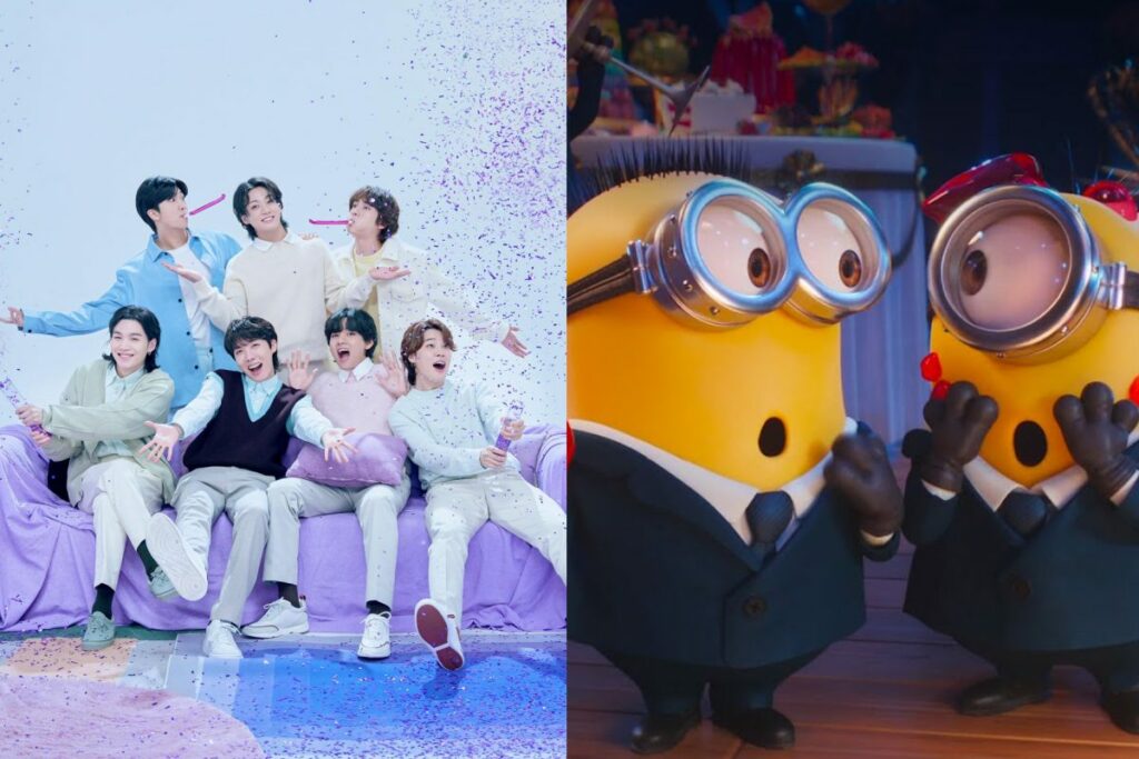 BTS and Despicable Me 4 drop a new funny teaser with a song