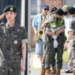 BTS are together in a new photo as they welcome Jin back home