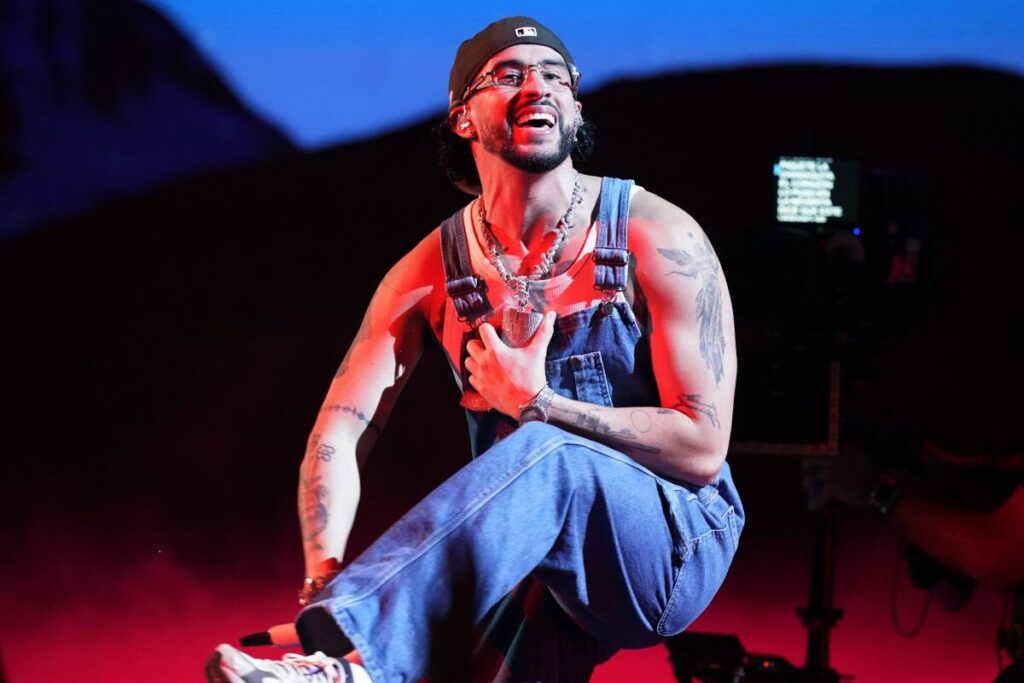 Bad Bunny had a cheeky wardrobe malfunction at Puerto Rico show