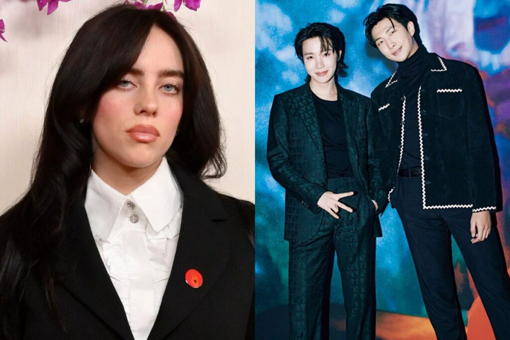 Billie Eilish spills the tea on meeting BTS' RM and J-Hope