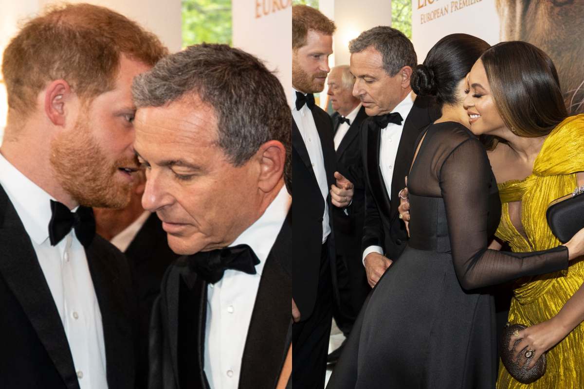 Walt Disney's CEO, Bob Iger, was knighted by Prince William after Prince Harry asked him for work