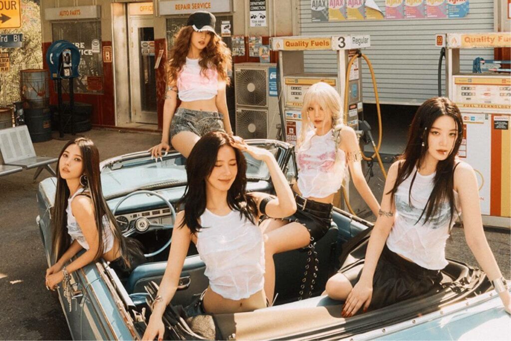 (G)I-DLE members were almost involved in a serious car accident, and it was all caught on video