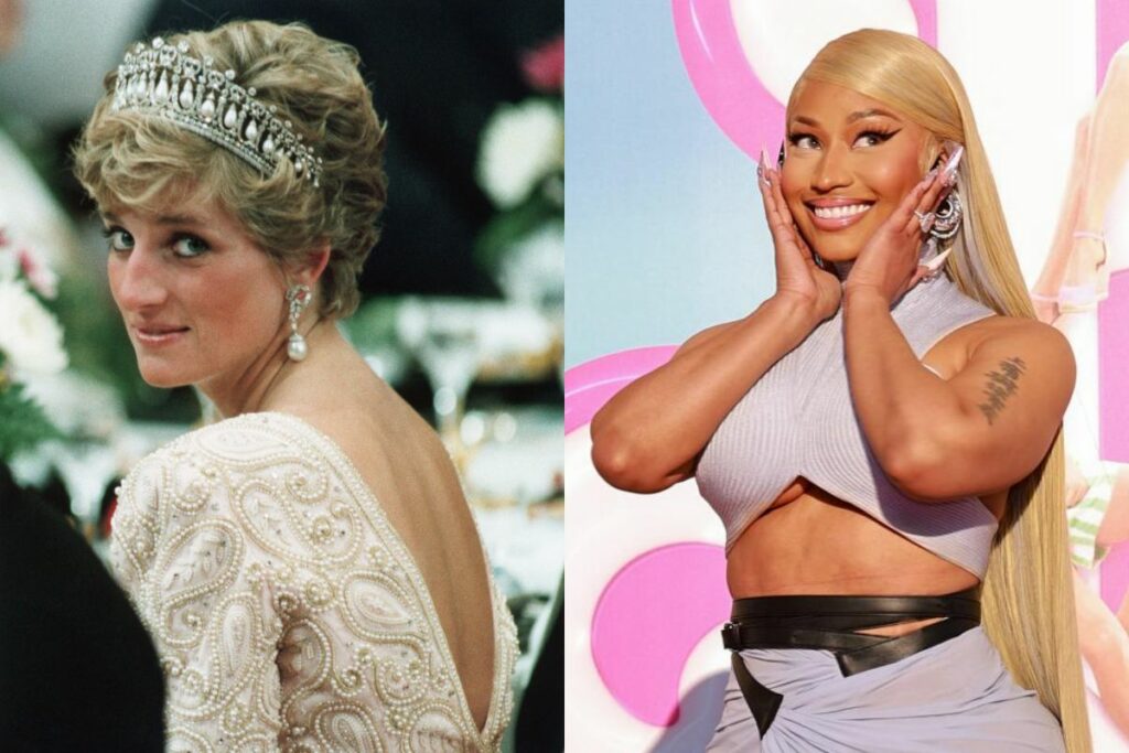 Nicki Minaj holds a moment of silence for Princess Diana at her UK show