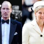 Prince William and his aunt Sophie enjoy an adorable moment on the royal balcony during Trooping the Colour