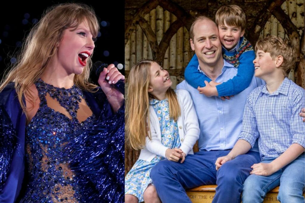 Prince William and the royal children attend Taylor Swift's Eras Tour in London, according to U.S. press