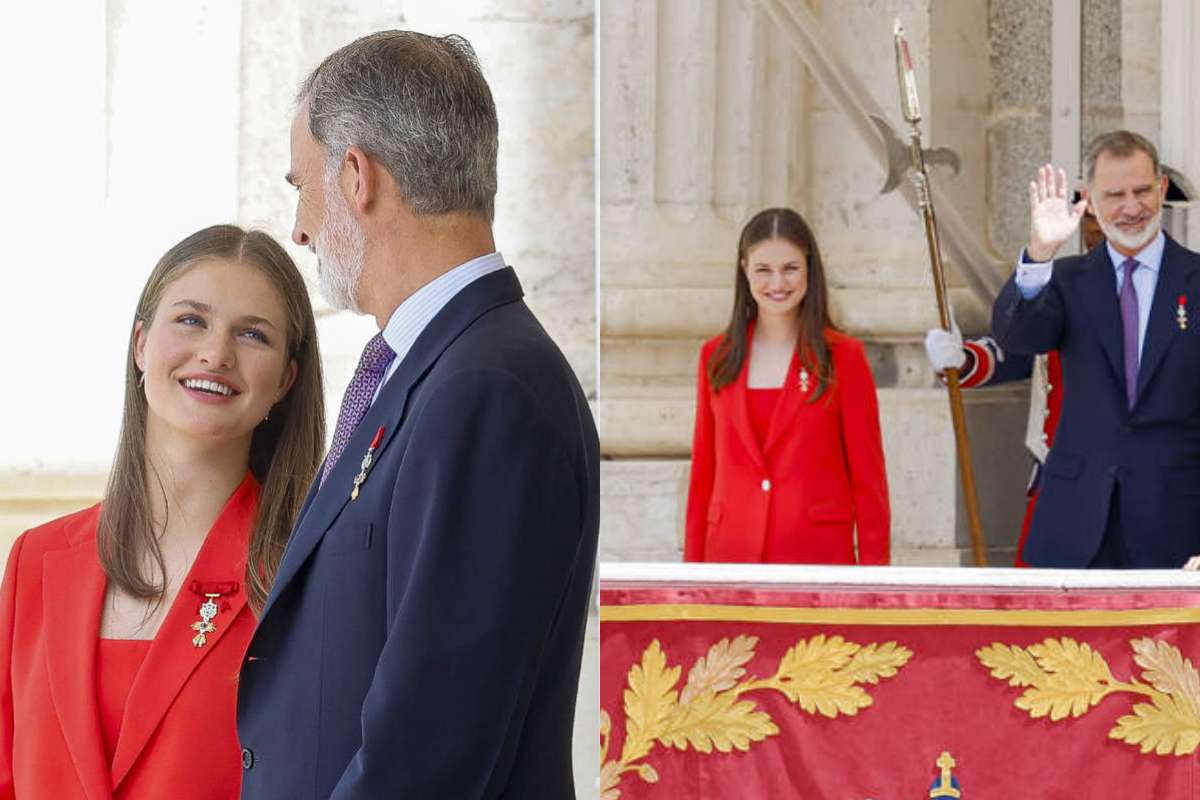 Princess Leonor wears Queen Letizia's expensive earrings for a royal touch