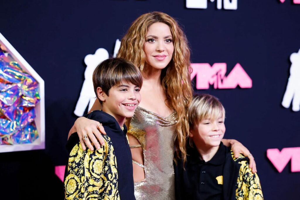 Shakira's son, Milan, stuns with his painted nails in the United States