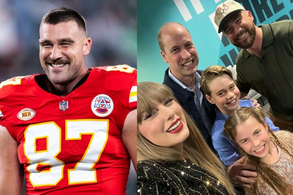 Travis Kelce opens up about meeting Prince William and his children at the Taylor Swift concert