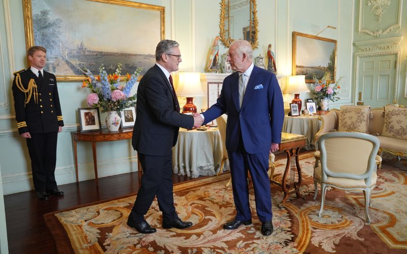 King Charles III appoints Keir Starmer as the new U.K. Prime Minister