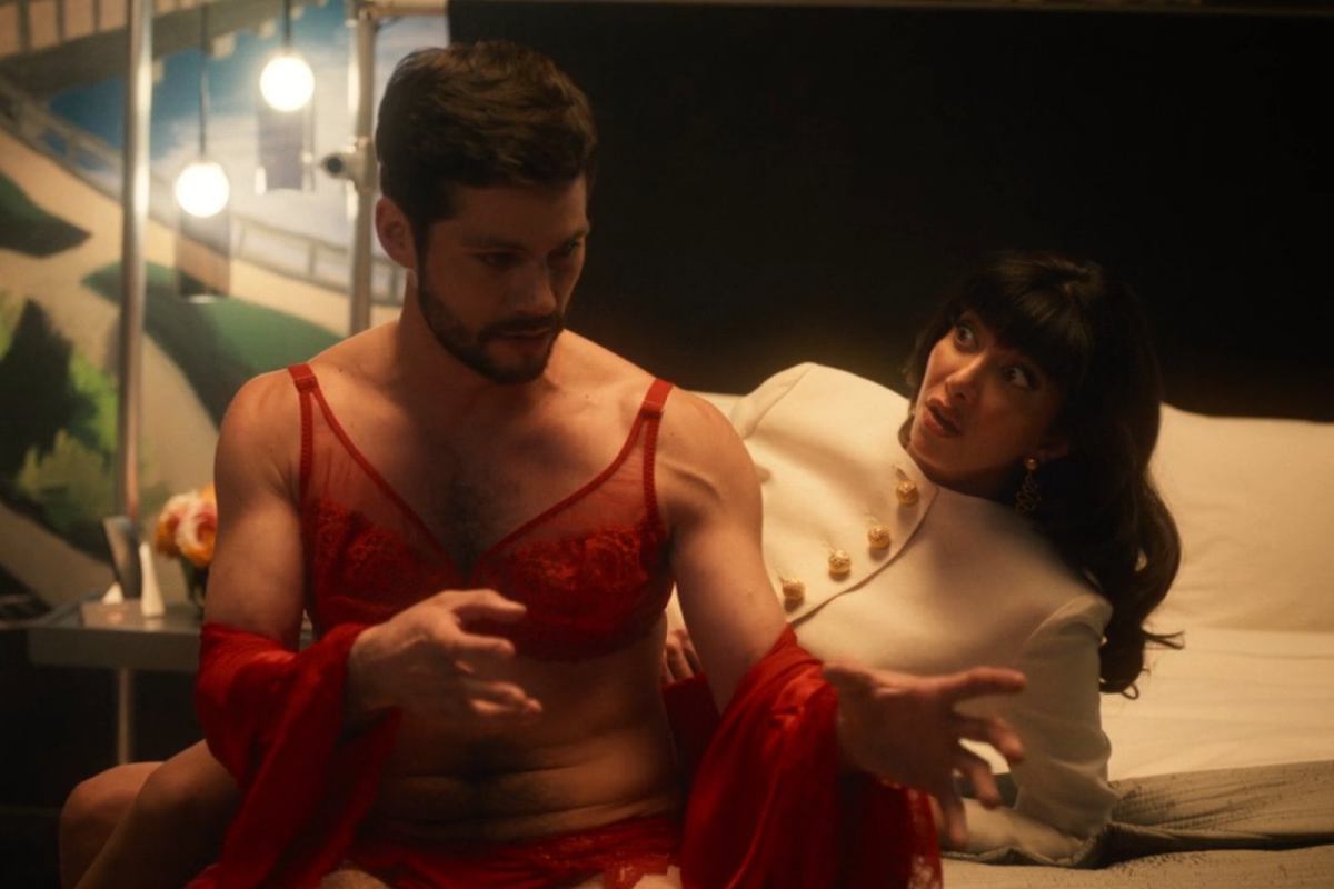 Dylan O'Brien's hilarious "Fantasmas" scene with a thong and lingerie