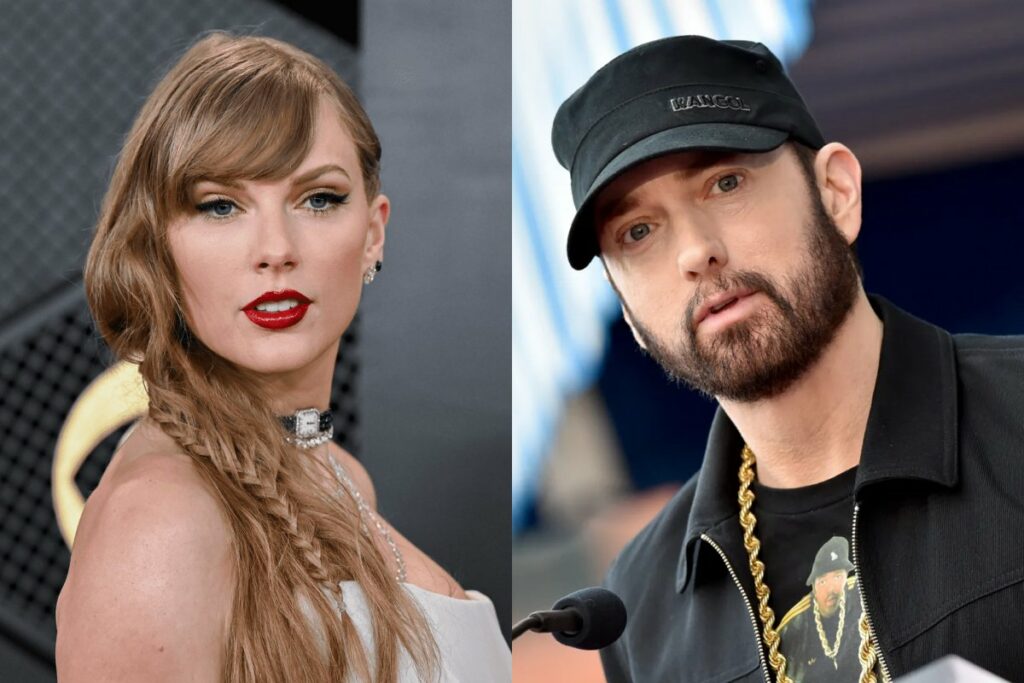 Eminem and Taylor Swift are facing off for the number one album in the United States