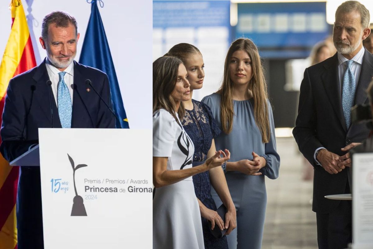 King Felipe VI made a personal confession about his daughters, Leonor and Sofía, during his speech in Girona