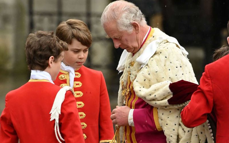 King Charles III expresses his love for Prince George during his birthday