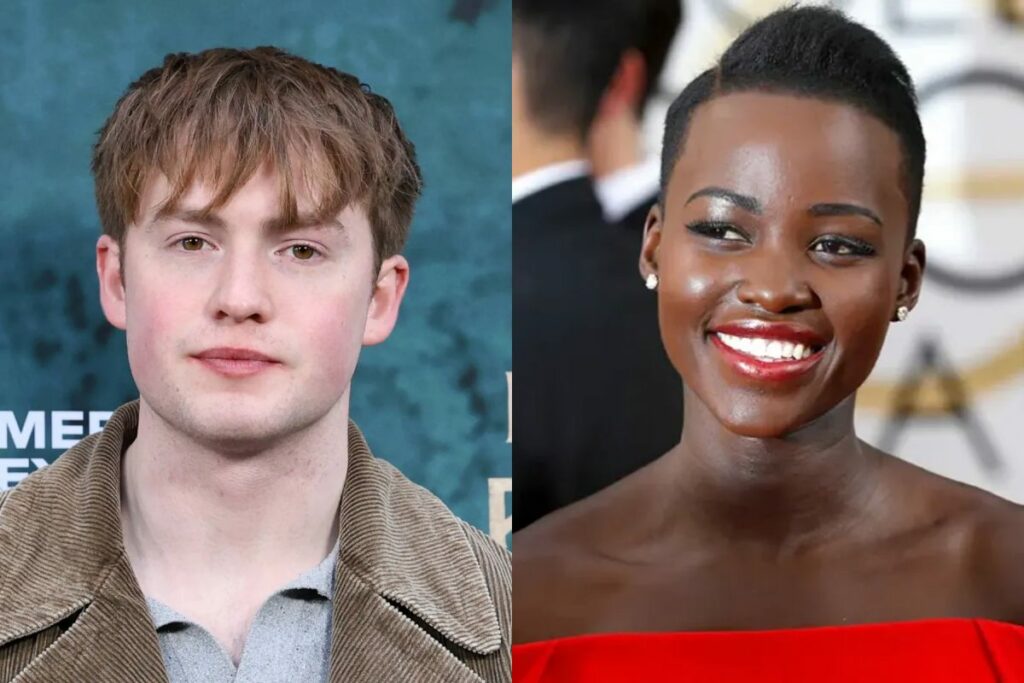 Kit Connor and Lupita Nyong'o stun promoting upcoming movie in the United States