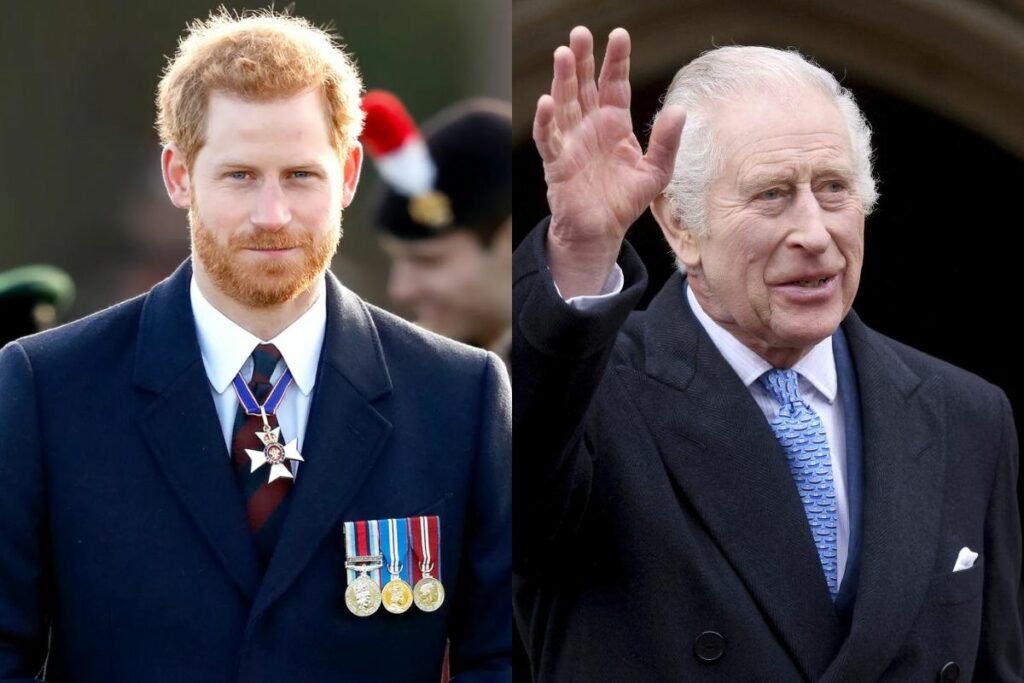 Prince Harry has been accused of using his children in 'emotional blackmail' against King Charles III