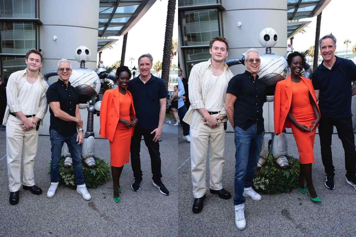 Kit Connor and Lupita Nyong'o stun promoting upcoming movie in the United States