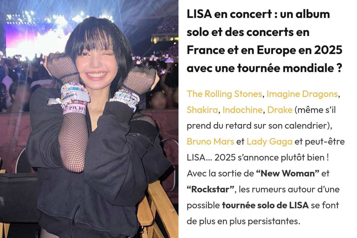Is BLACKPINK's Lisa going on a solo tour amid her recent success? Here's the latest rumor