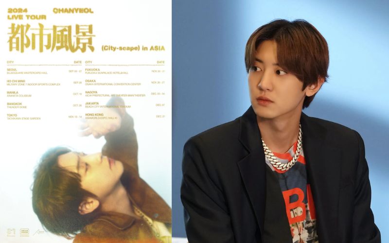 EXO's Chanyeol unveils dates for solo tour in Asia