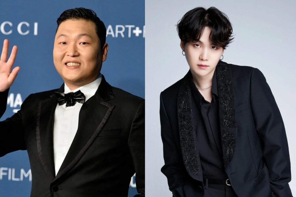 PSY sends support for BTS’ Suga