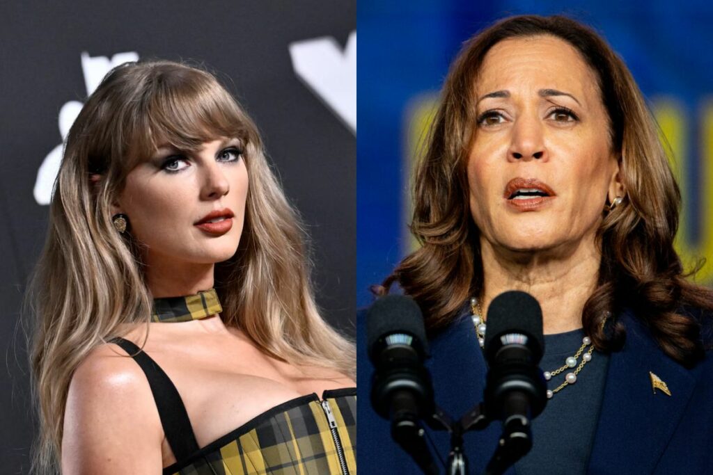 Taylor Swift's endorsement of Kamala Harris sends thousands to register to vote