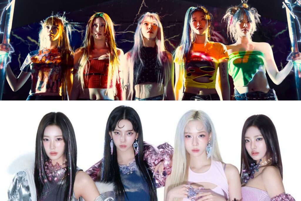 Top 10 K-pop YouTube music weekly charts LE SSERAFIM and aespa dominate