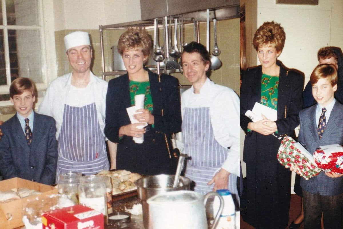 Prince William and Princess Diana’s new photos visiting homeless charities were unveiled