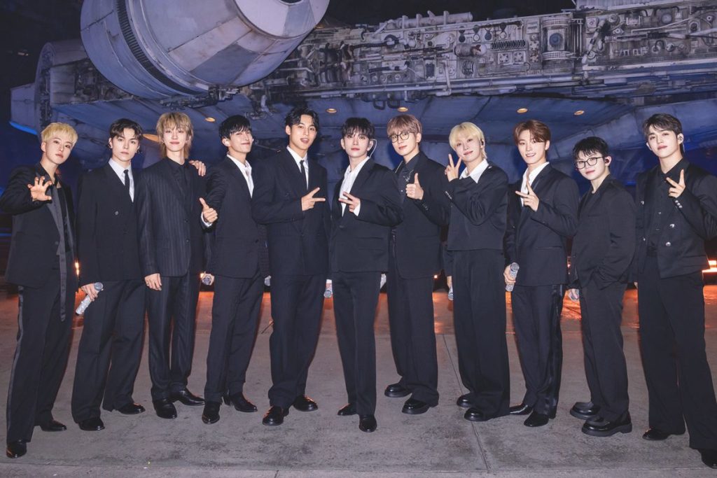 Top 5 best-selling Kpop artists by pure albums in 2024 in the United States, including SEVENTEEN