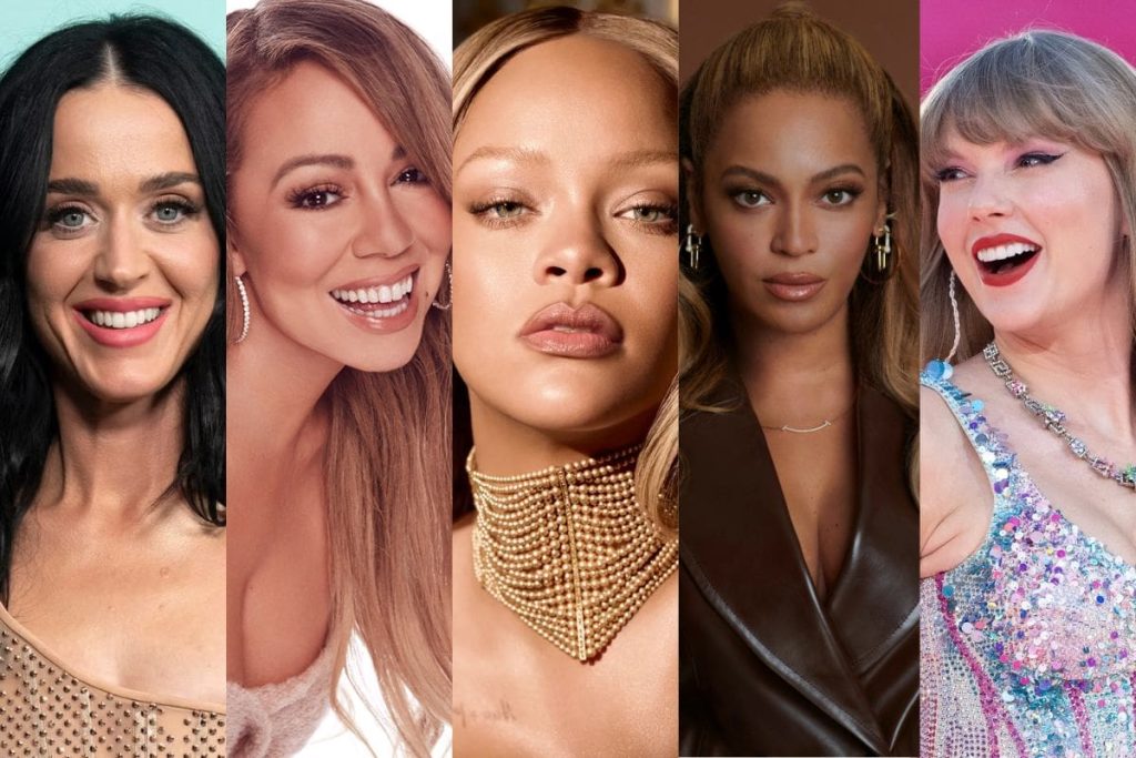 Top 5 most certified female artists in RIAA history