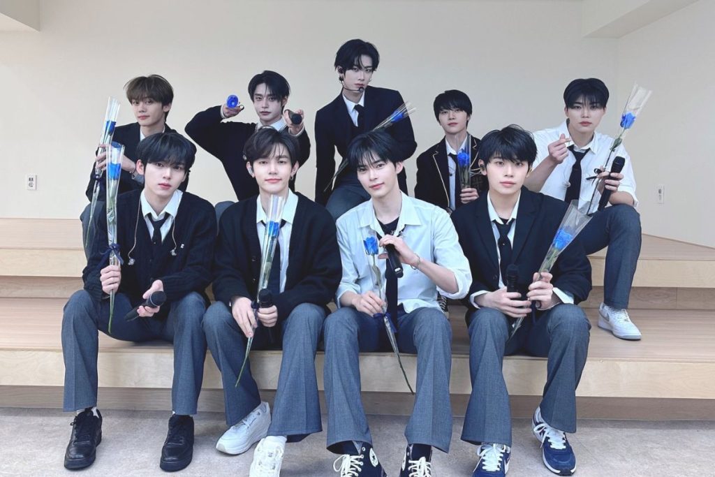 ZEROBASEONE claims the No.1 spot with “BLUE” on Music Bank