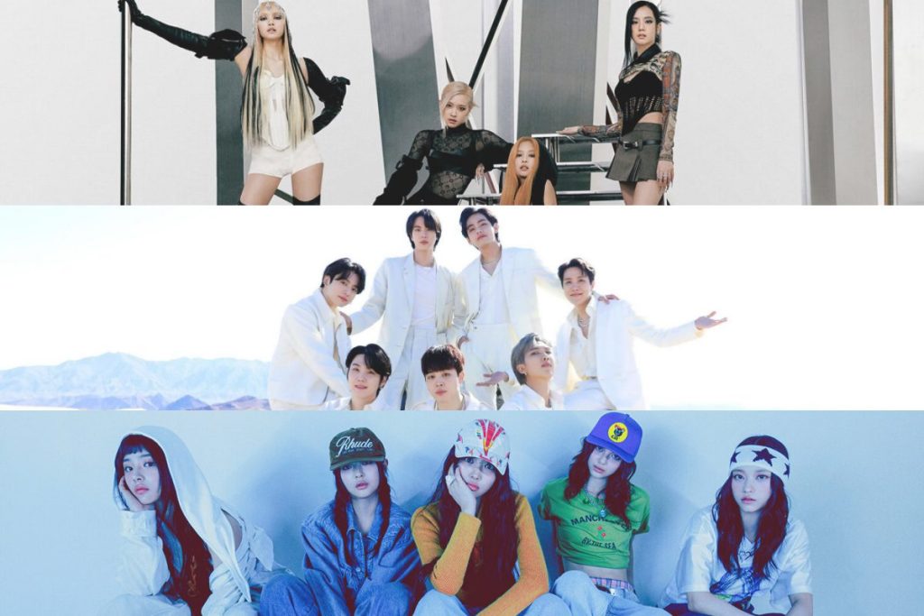 Top 10 Most streamed K-pop artists across all digital platforms with BLACKPINK, BTS, NJZ and more